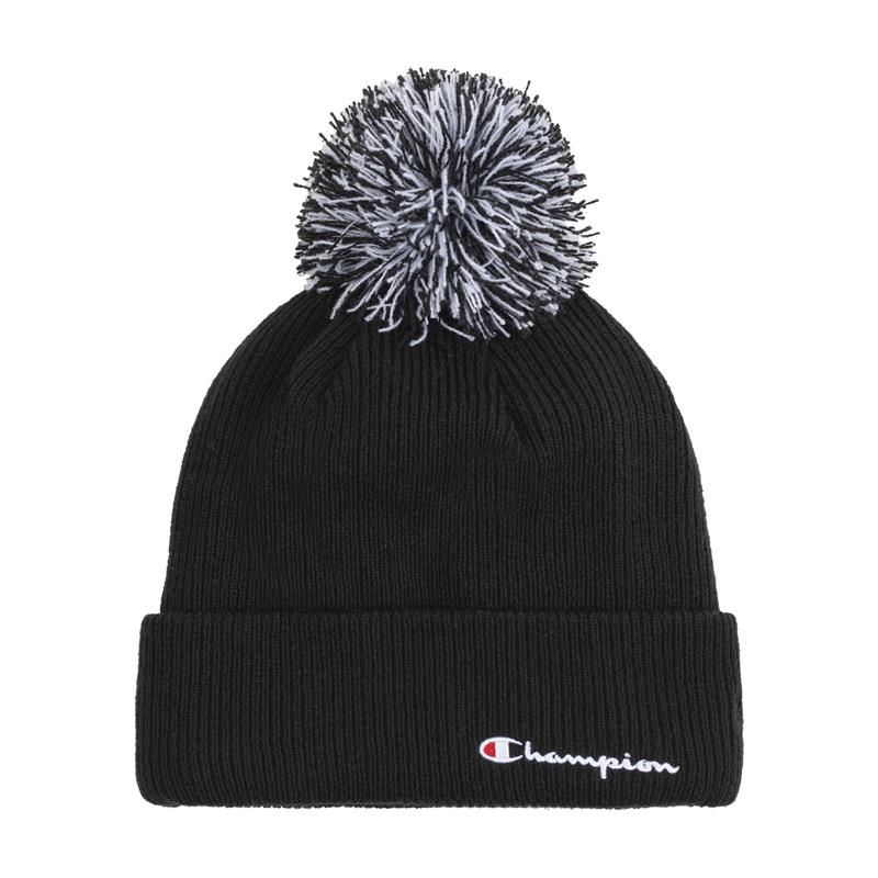 Gorro Negro con logo Champion para Mujer