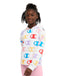 Sudadera Hoodie French Terry con Rainbow Script C para Niña