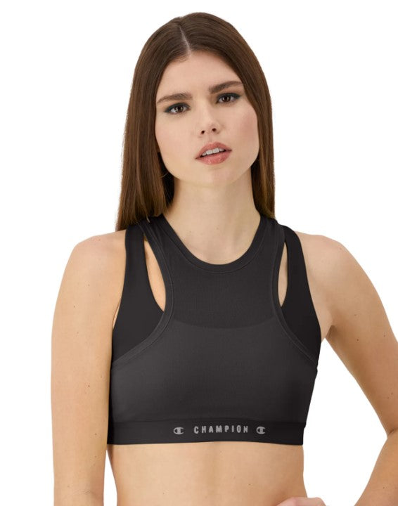 Top Deportivo Mesh 2 con Logo Clásico para Mujer