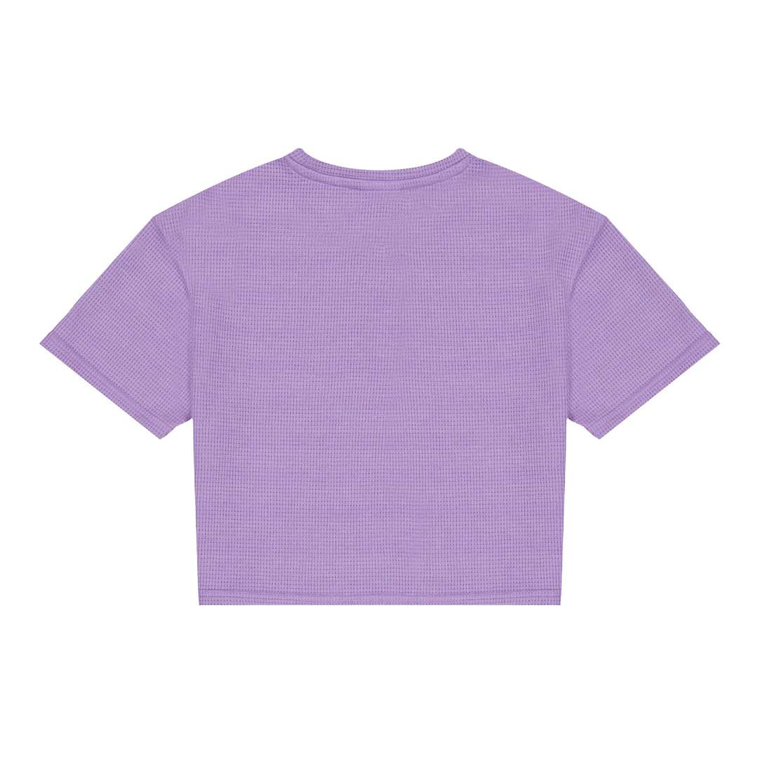 Playera Waffle Boxy LS para Niña