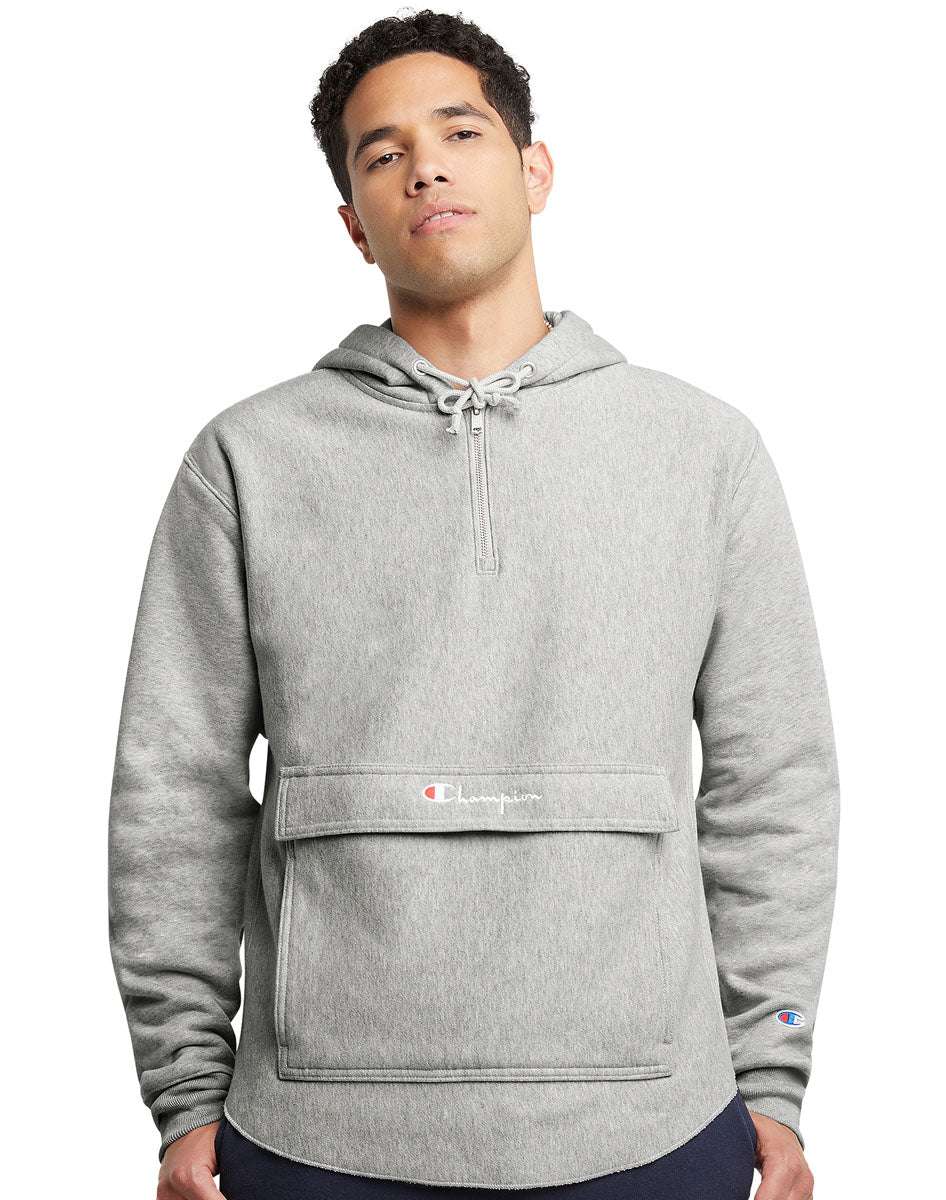 Chamarra Reverse Weave Boxy Anorak para Hombre