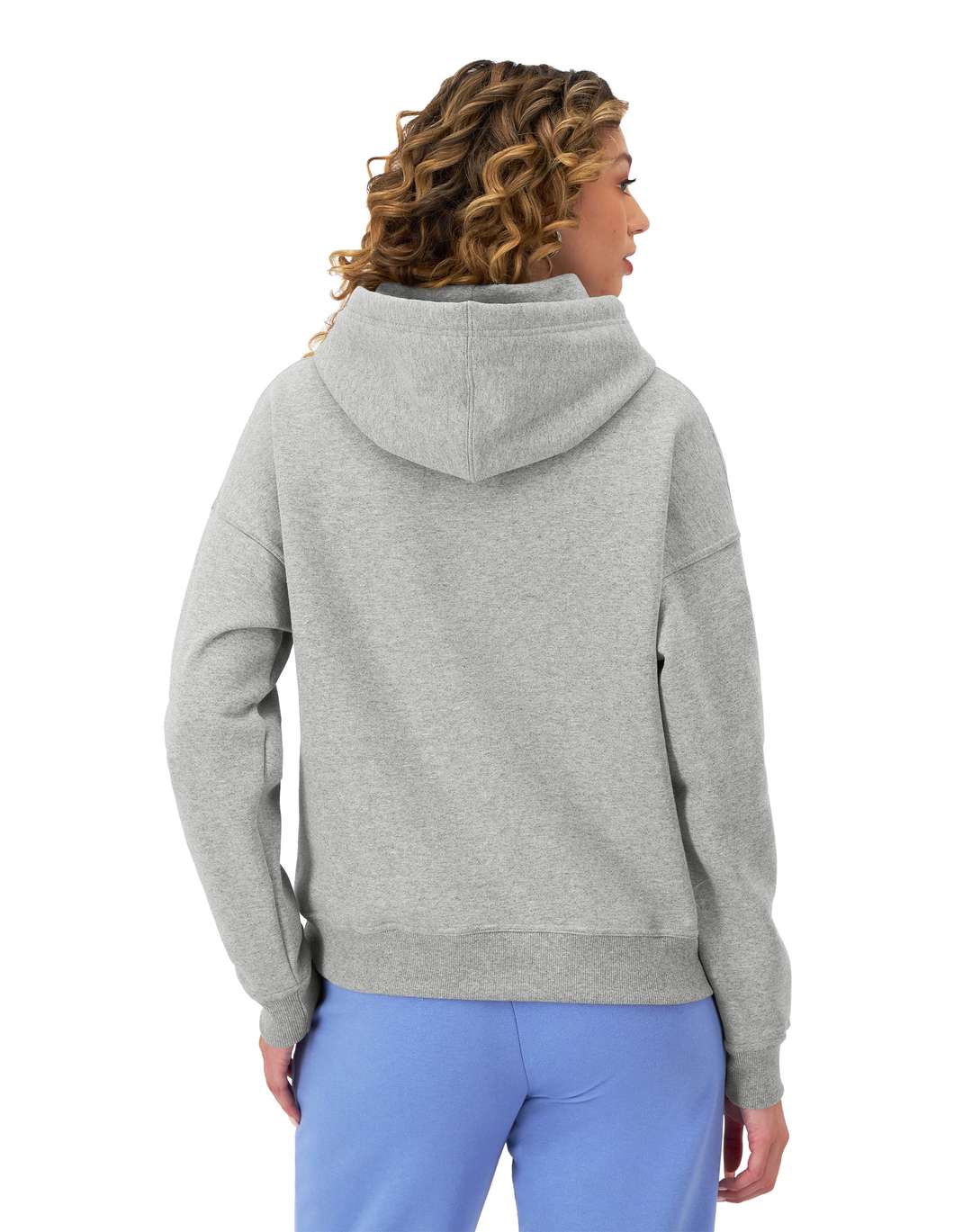 Sudadera Hoodie Powerblend con Bordado Manuscript para Mujer