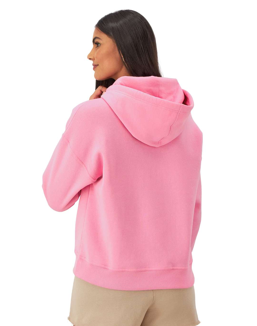 Sudadera Hoodie Powerblend con Bordado Manuscript para Mujer