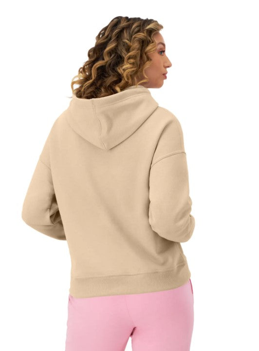 Sudadera Hoodie Powerblend con Bordado Manuscript para Mujer