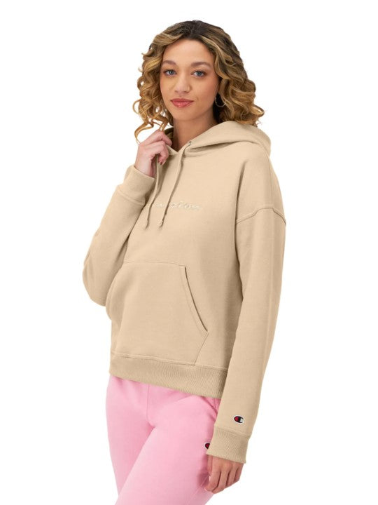 Sudadera Hoodie Powerblend con Bordado Manuscript para Mujer