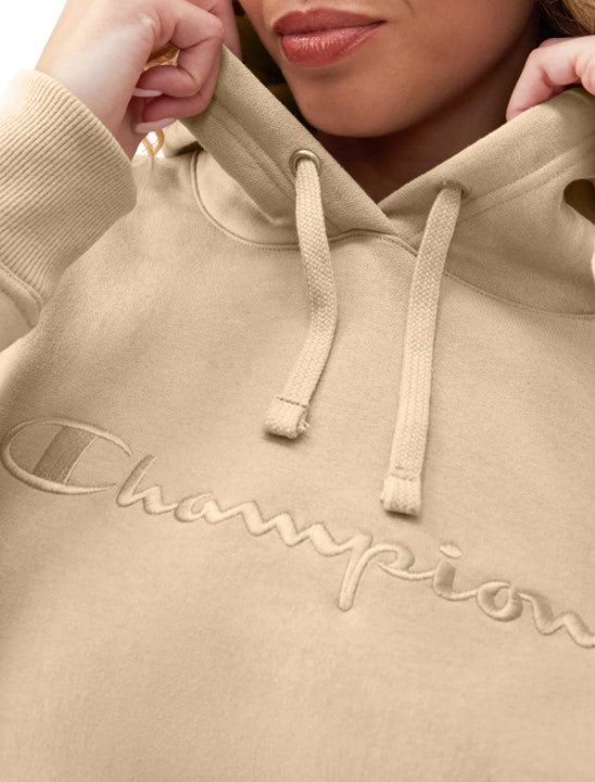 Sudadera Hoodie Powerblend con Bordado Manuscript para Mujer