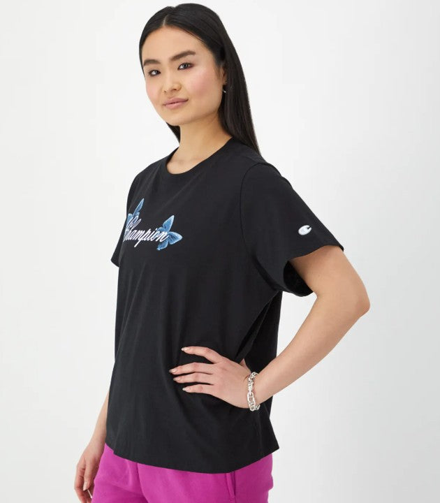 Playera Logo Script, Mariposa