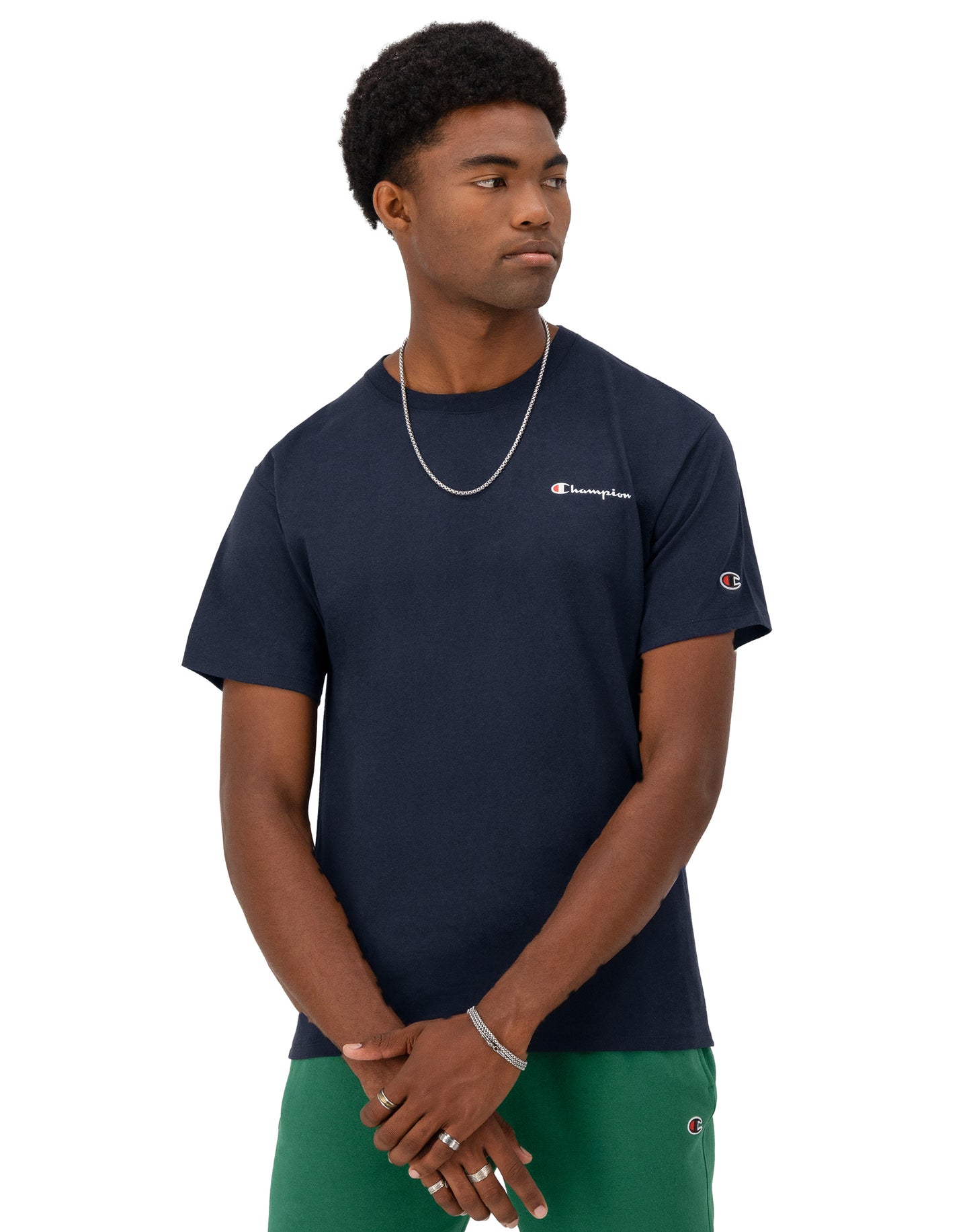 Playera Clásica con Logo Script para Hombre