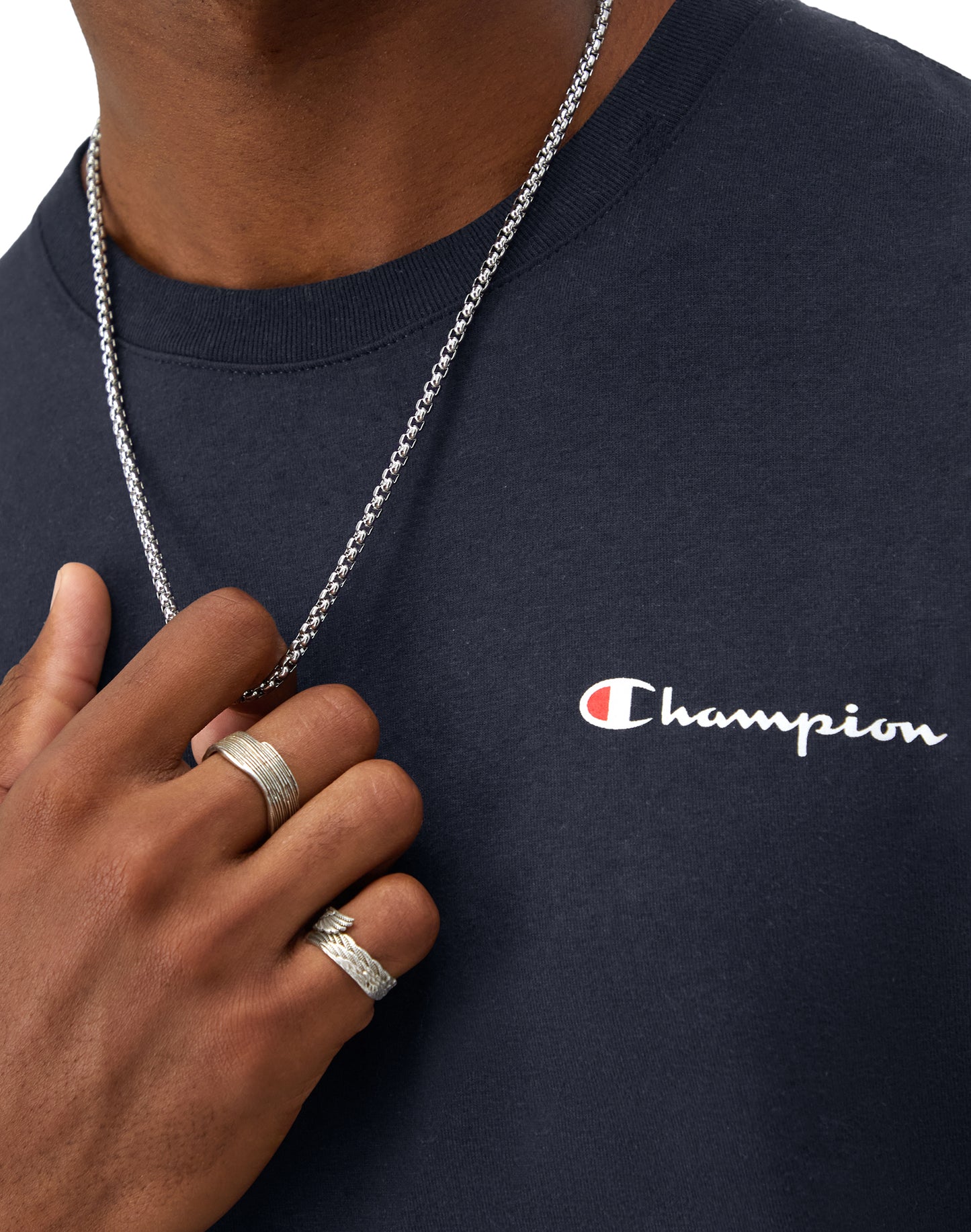 Playera Clásica con Logo Script para Hombre