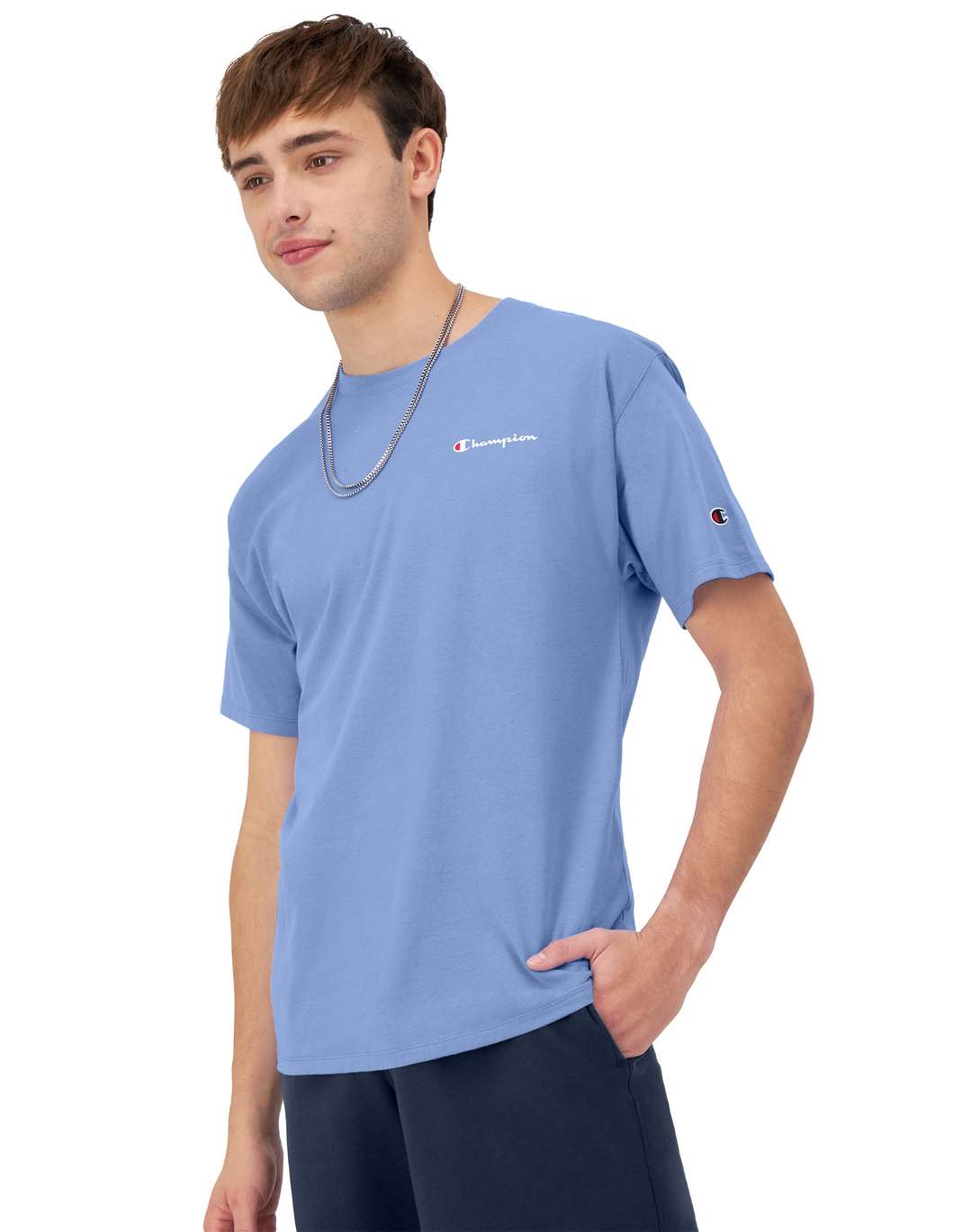 Playera Clásica con Logo Script para Hombre