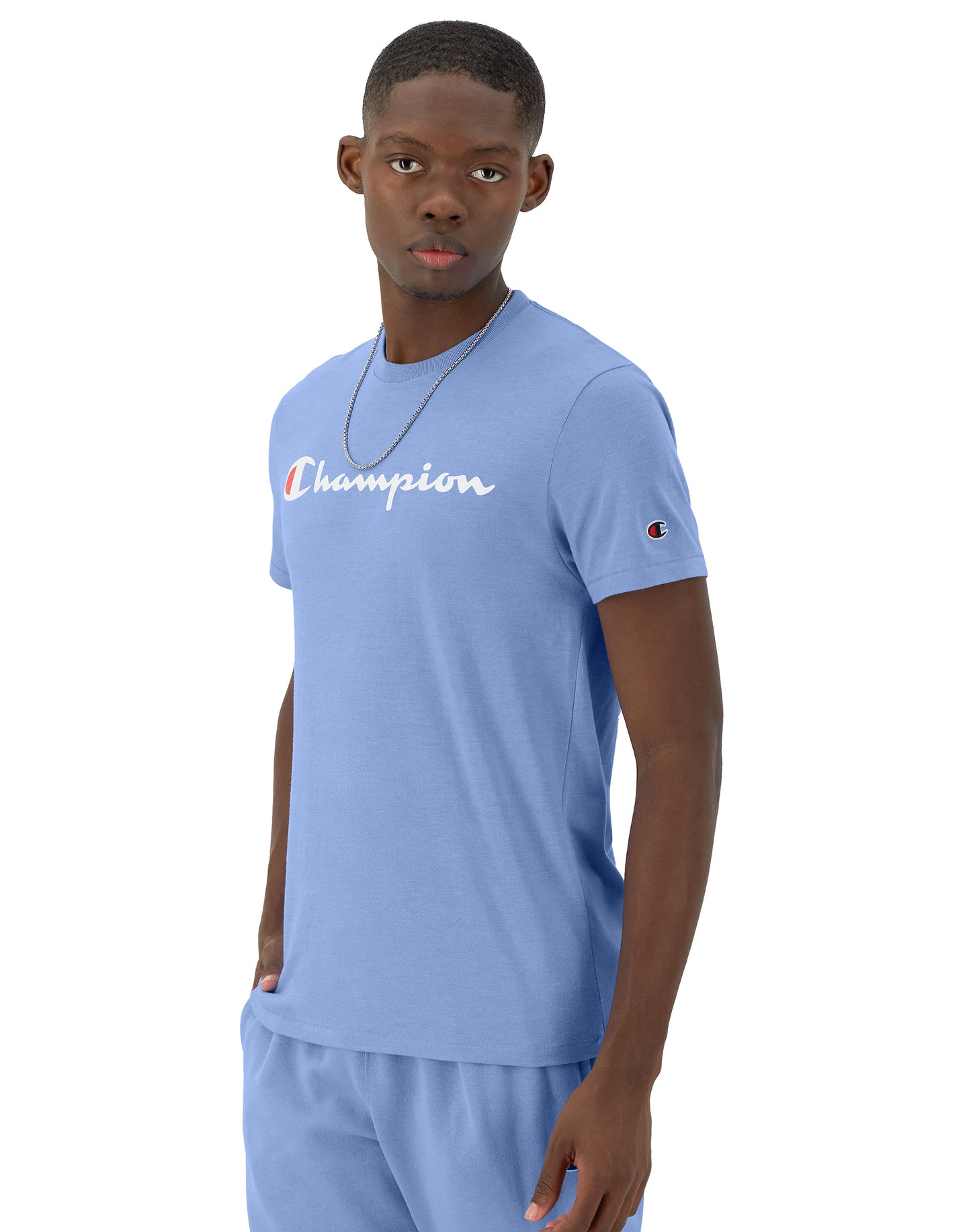 Playera Powerblend con Logo Manuscript para Hombre