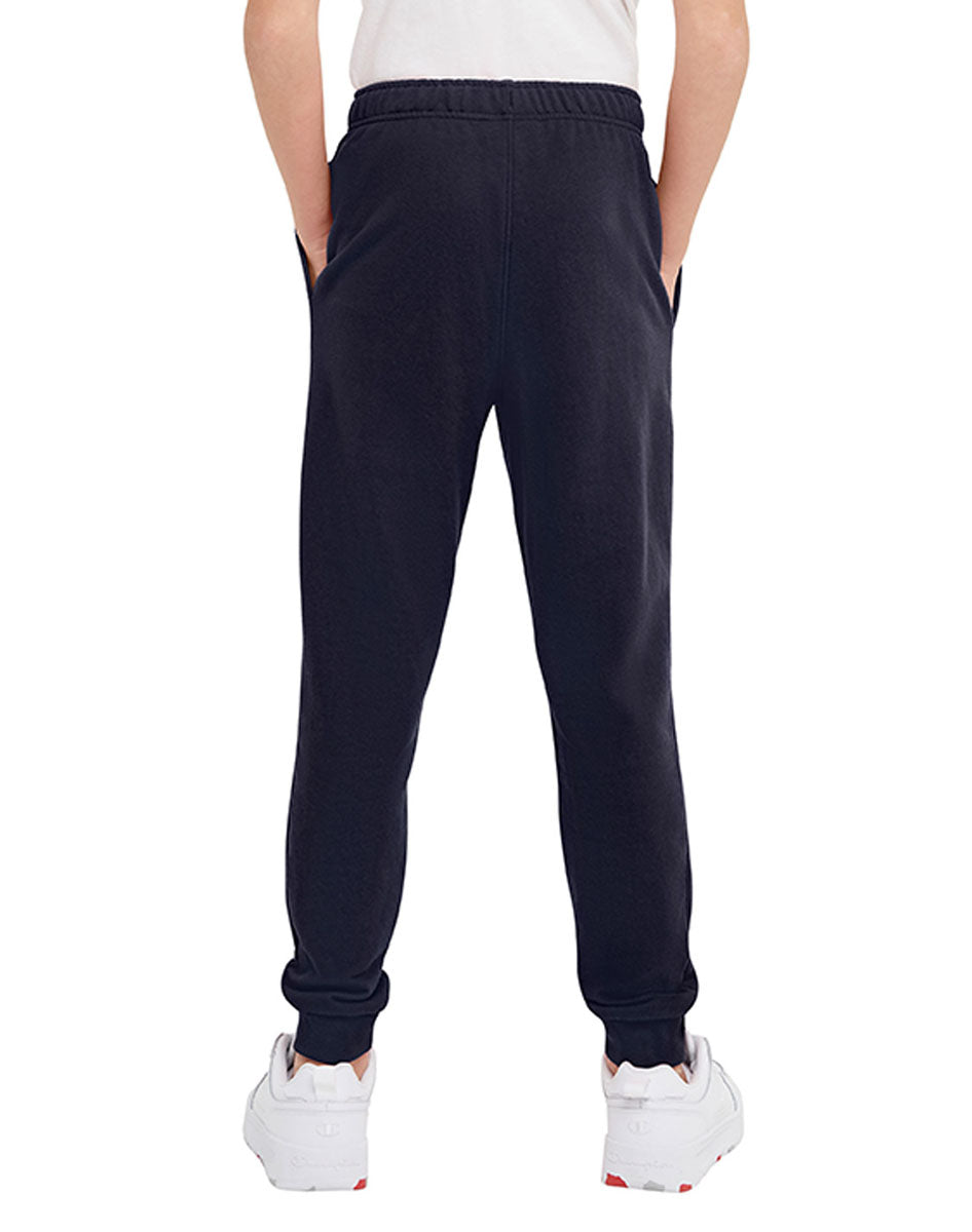 French Terry Jogger Boys' Pants, Classic Script, 25" Kids