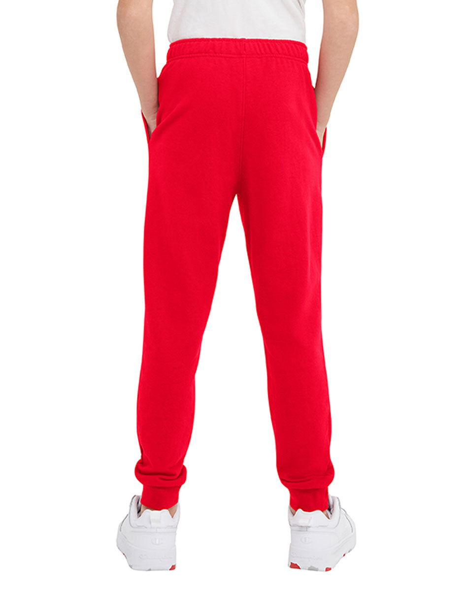 French Terry Jogger Boys' Pants, Classic Script, 25" Kids