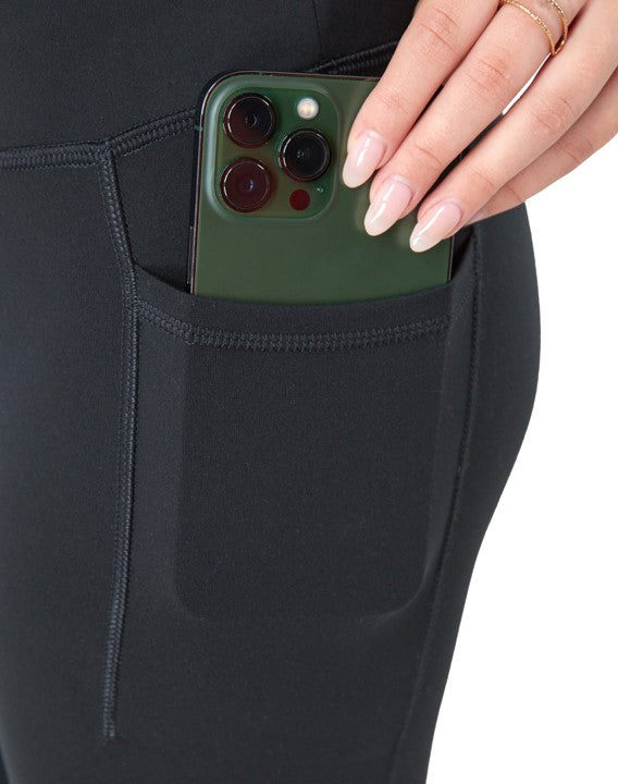 Leggings Soft Touch con Logo C y Bolsillo Lateral para Mujer