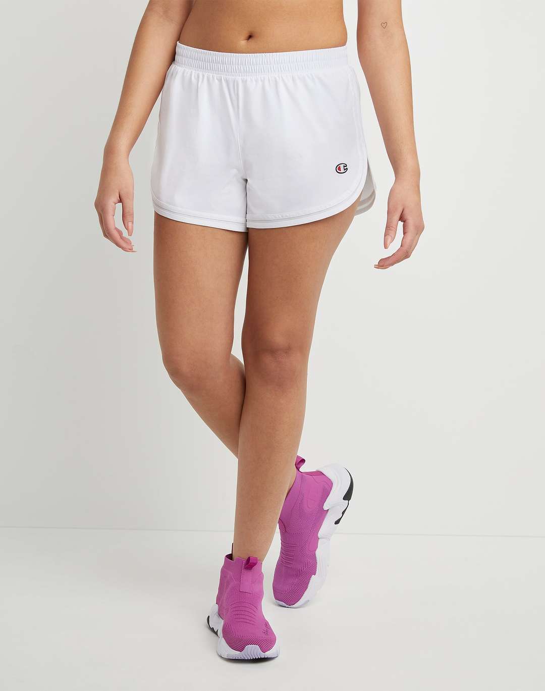 Short Varsity con Logo C 3.5" para Mujer