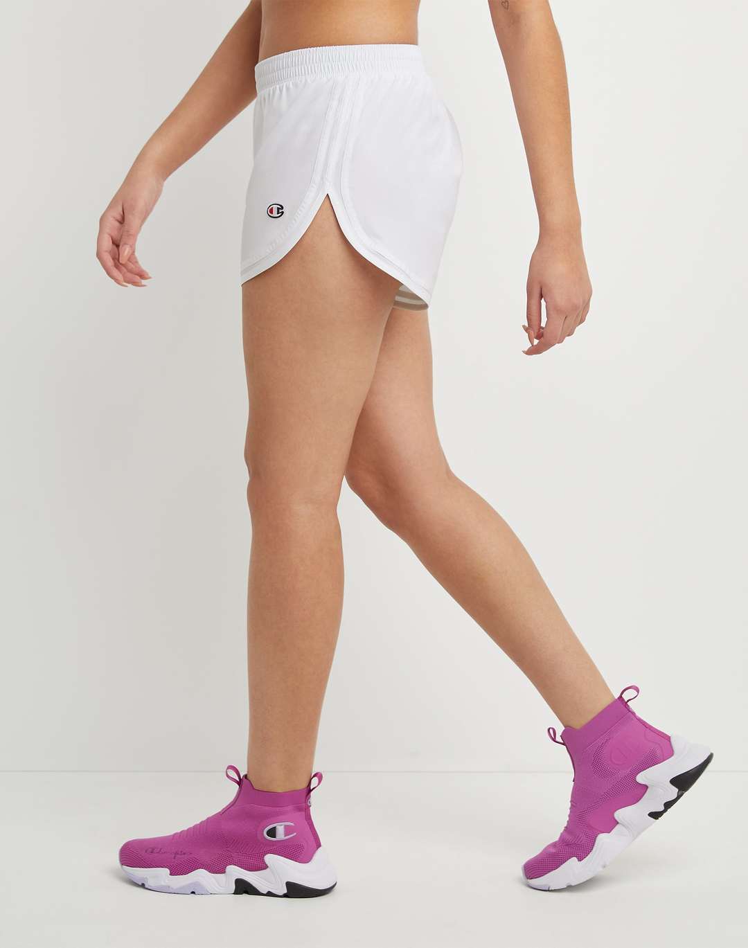 Short Varsity con Logo C 3.5" para Mujer