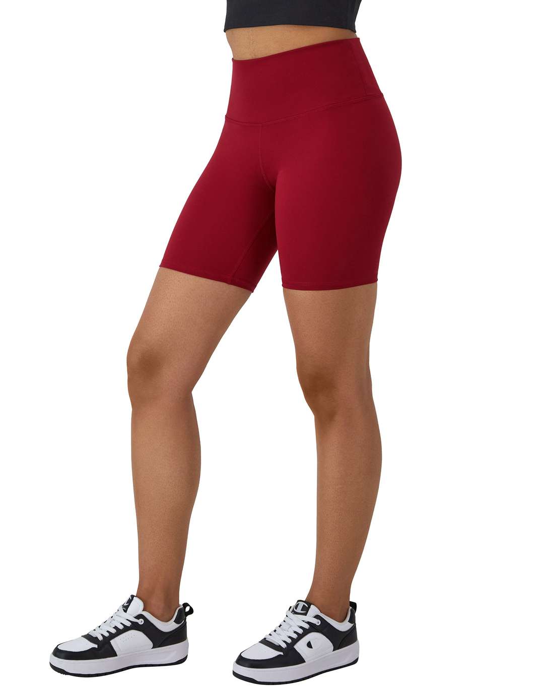 Short Biker Soft Touch con Logo C 7" para Mujer