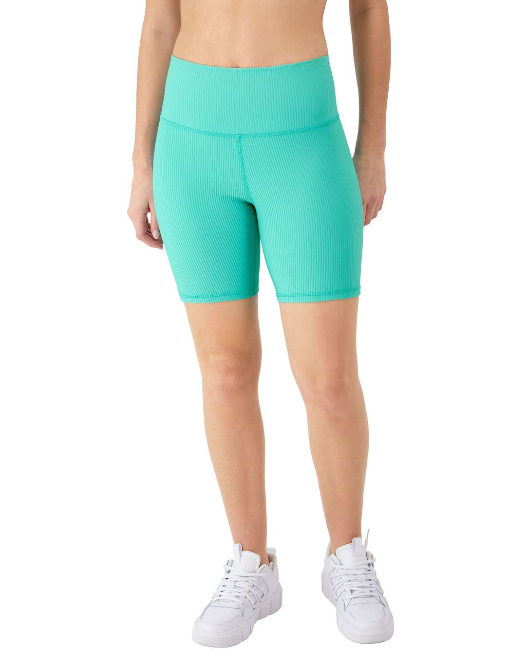 Short Biker Acanelados con Logo C para Mujer