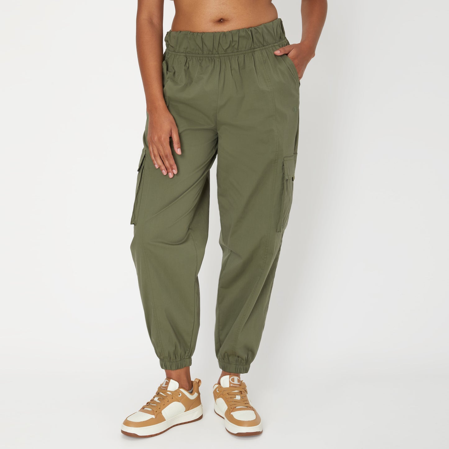 Pants Cargo con Logo C para Mujer