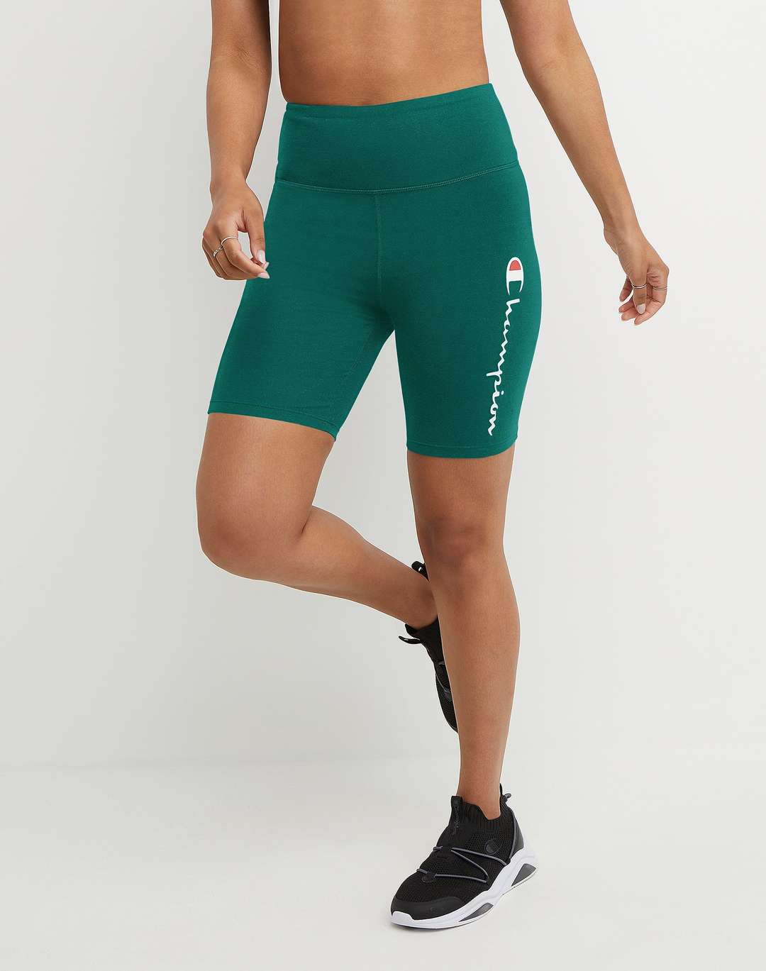Short Biker Authentic con Logo Manuscript 7" para Mujer