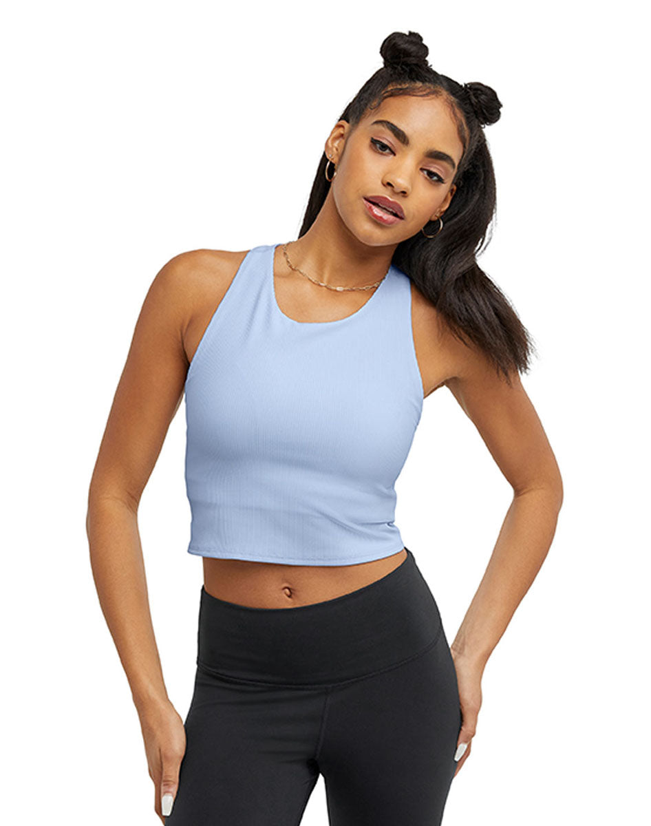 Tank Para Mujer Soft Touch Crop Top - Ribbed Champion