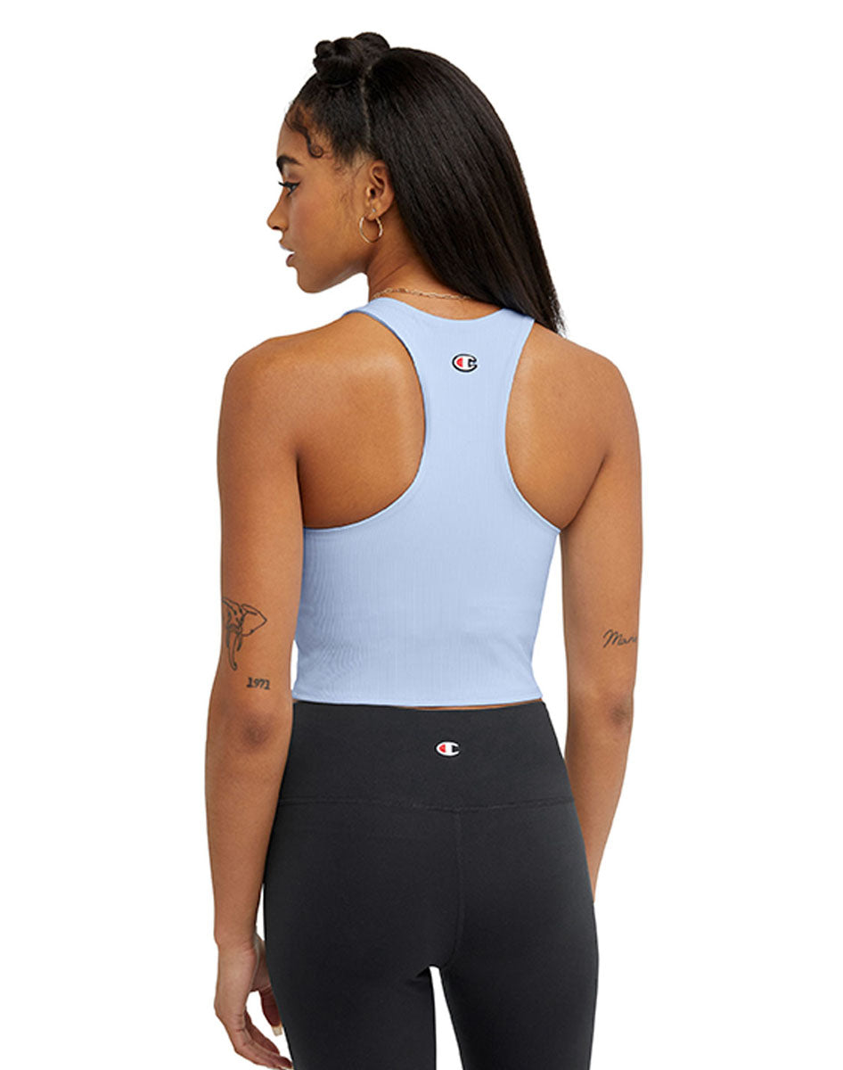 Tank Para Mujer Soft Touch Crop Top - Ribbed Champion