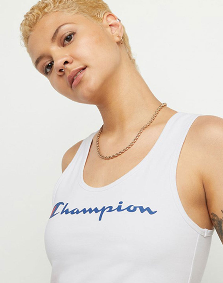 Tank Para Mujer Authentic Crop Top Graphic Champion