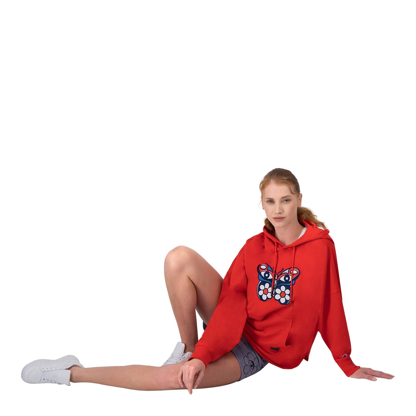 Sudadera Oversized Mariposa para Mujer x Sofía Castellanos