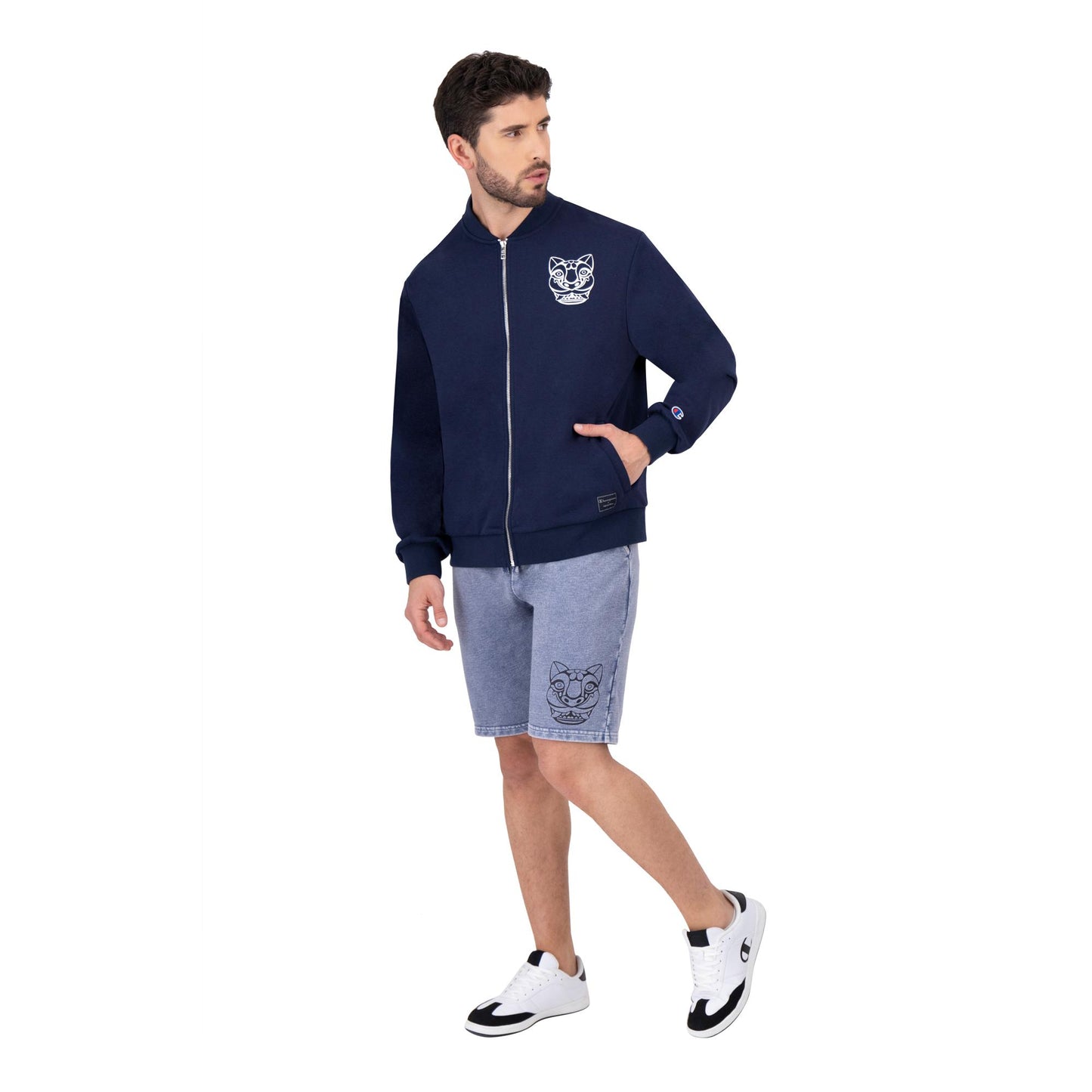 Chamarra Bomber Jaguar para Hombre x Sofía Castellanos