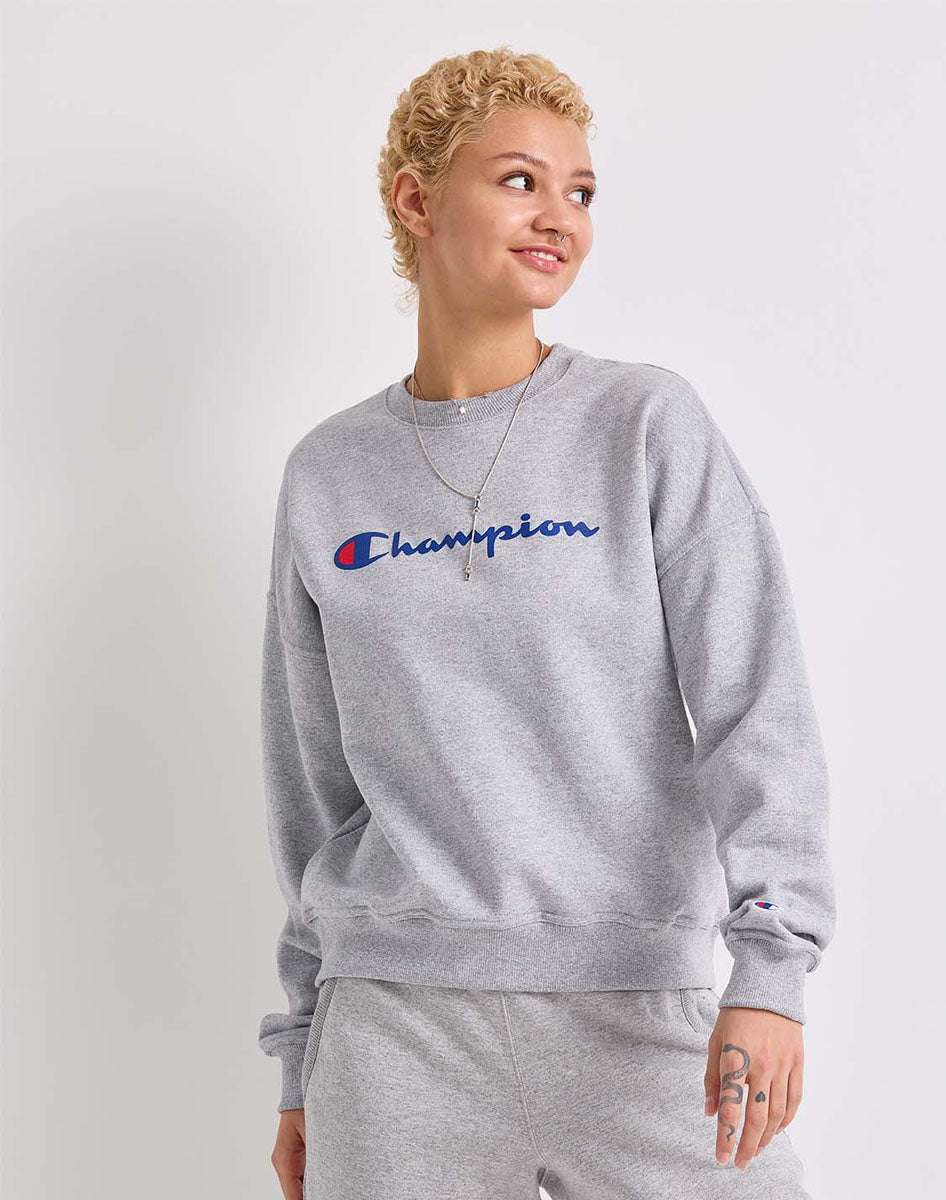 Sudadera Cuello Redondo Para Mujer Powerblend Relaxed Champion