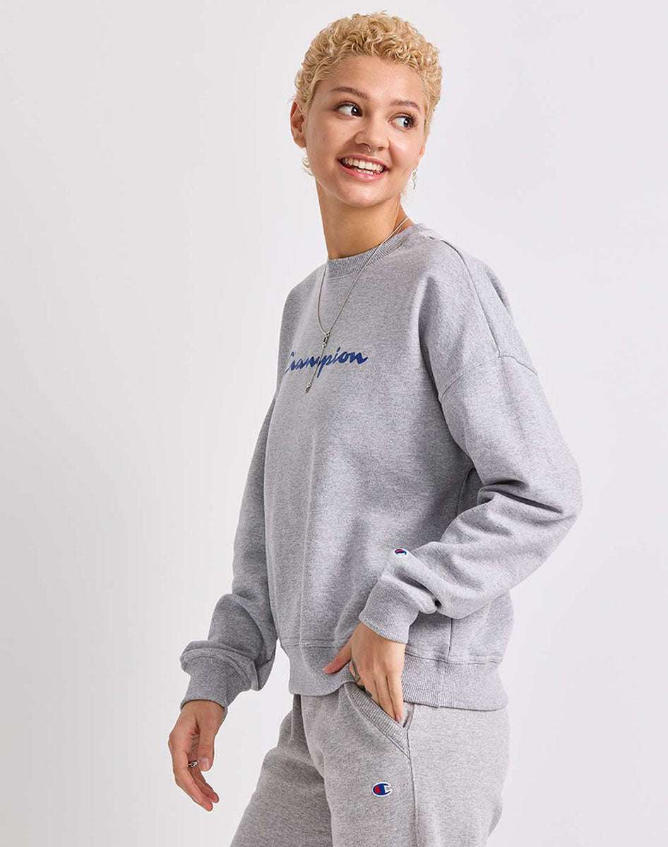 Sudadera Cuello Redondo Para Mujer Powerblend Relaxed Champion