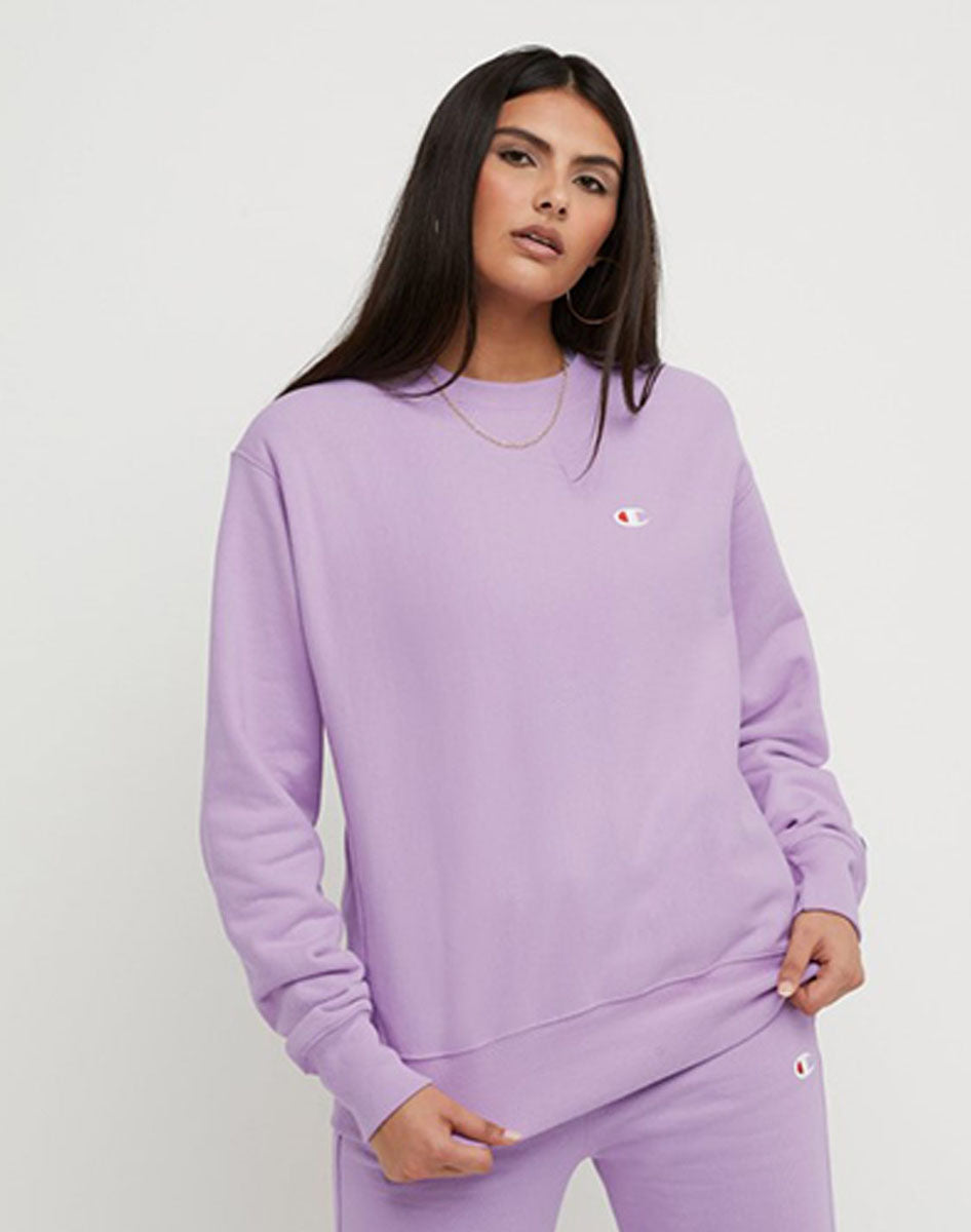 Sudadera Boyfriend Reverse Weave de Cuello Redondo para Mujer