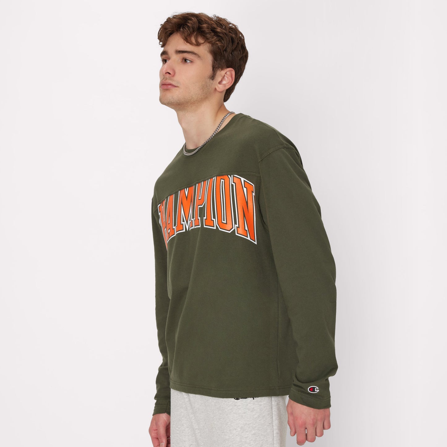 Playera "Block Arch" de Manga Larga para Hombre