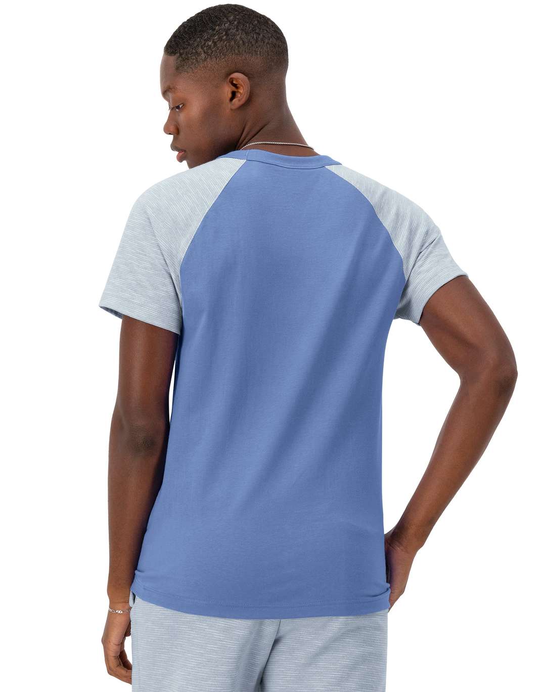 Playera de Rayas con Manga Raglán para Hombre