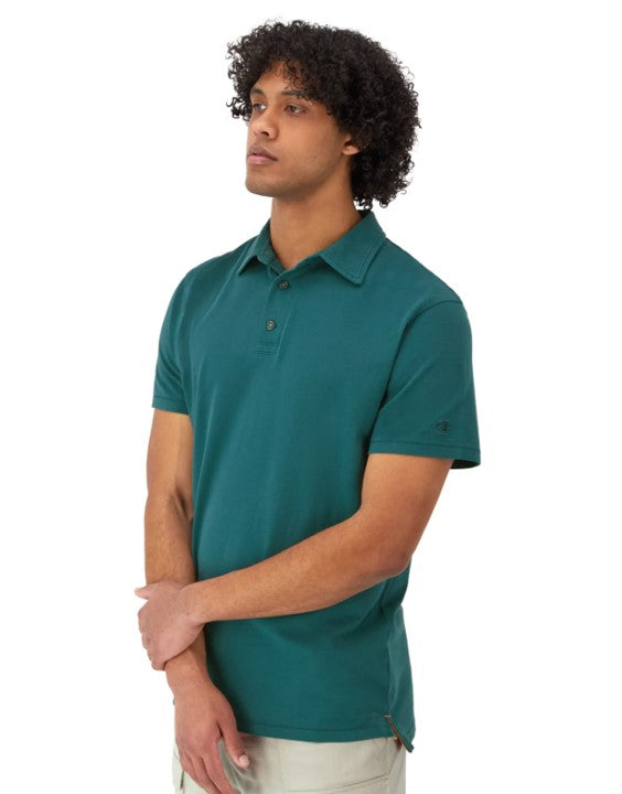 Playera Tipo Polo Vintage Wash para Hombre