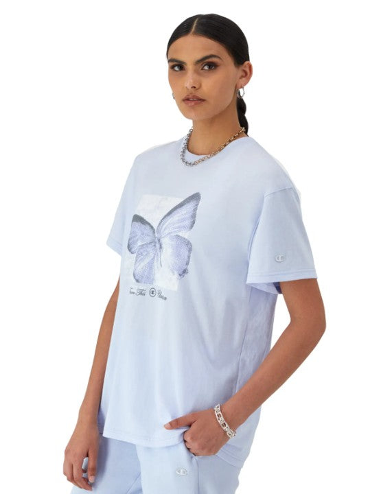 Playera Oversized, "Butterfly Graphic"