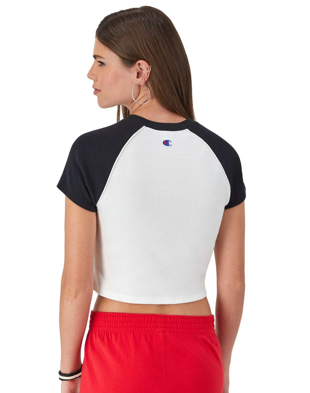 Playera Riley Ringer - St. Elmo's Tiger para Mujer