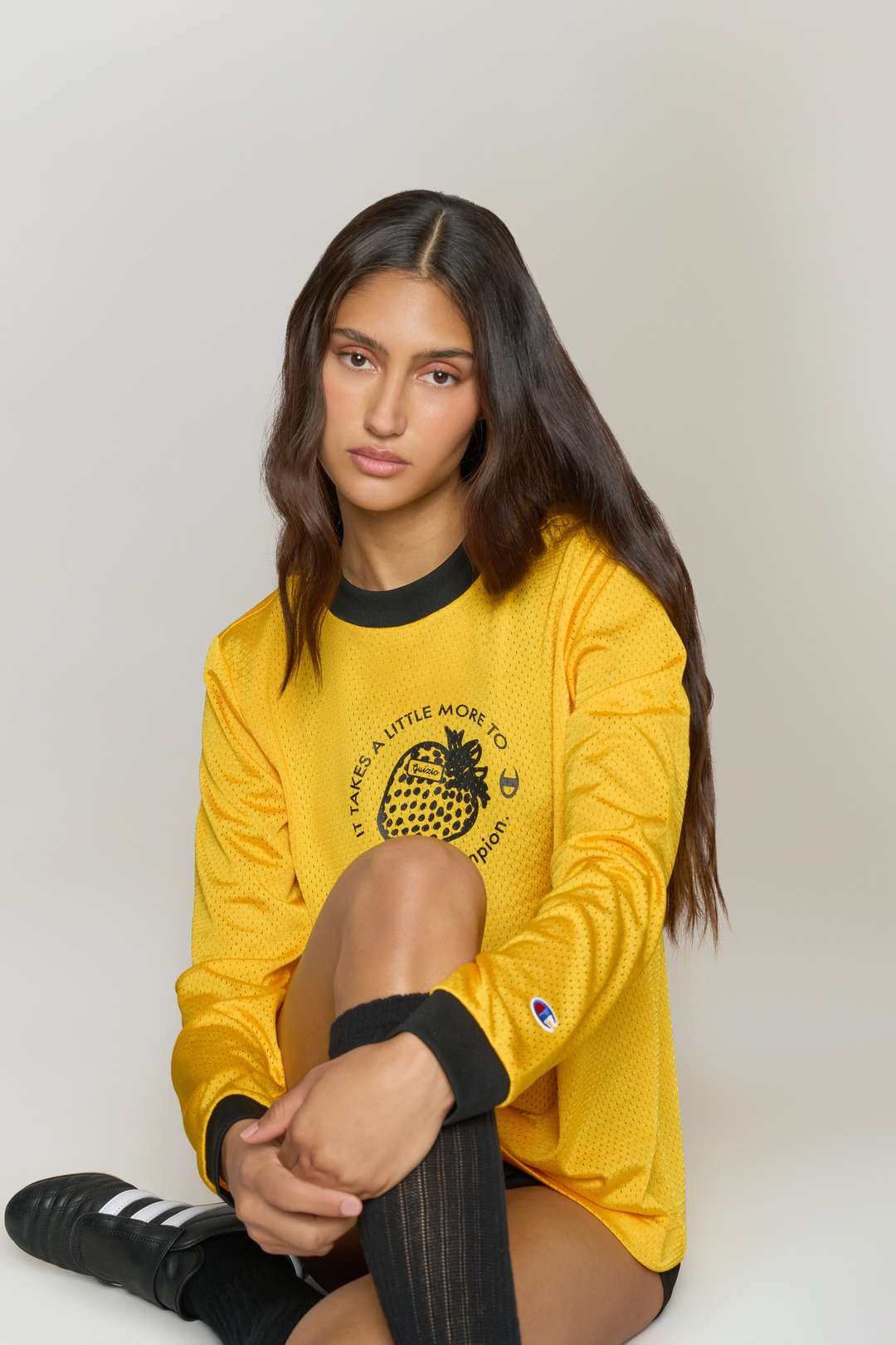 Playera Warm Up Ls para Mujer