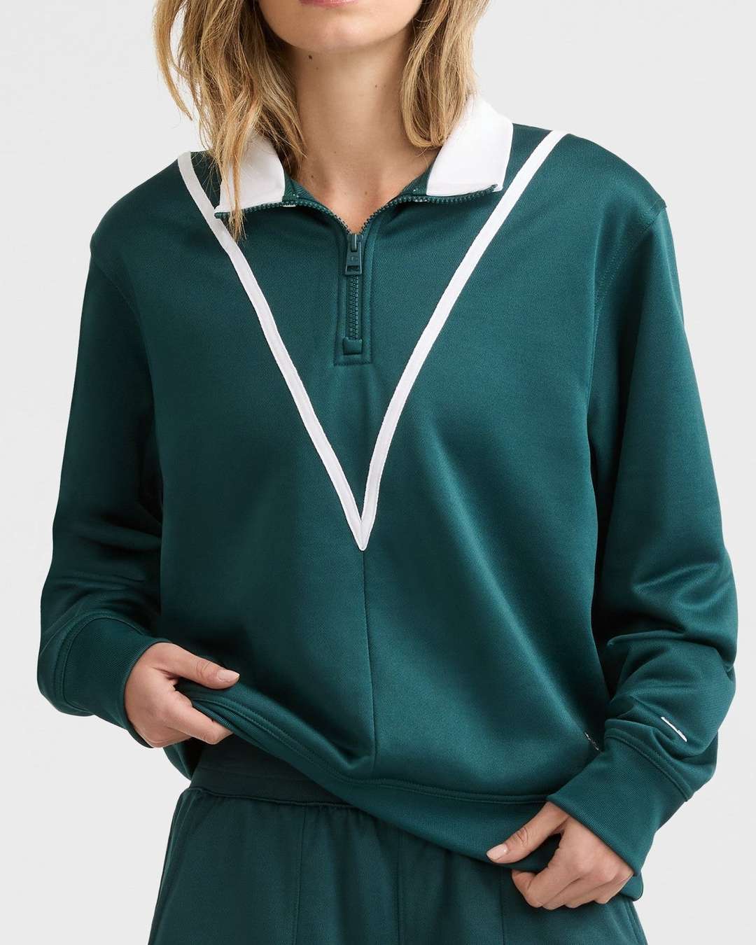 Sudadera Quarter Zip para Mujer