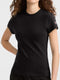 Playera Slim Ribbed para Mujer