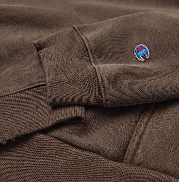 Sudadera Hoodie Reverse Weave "Vintage Wash" para Mujer