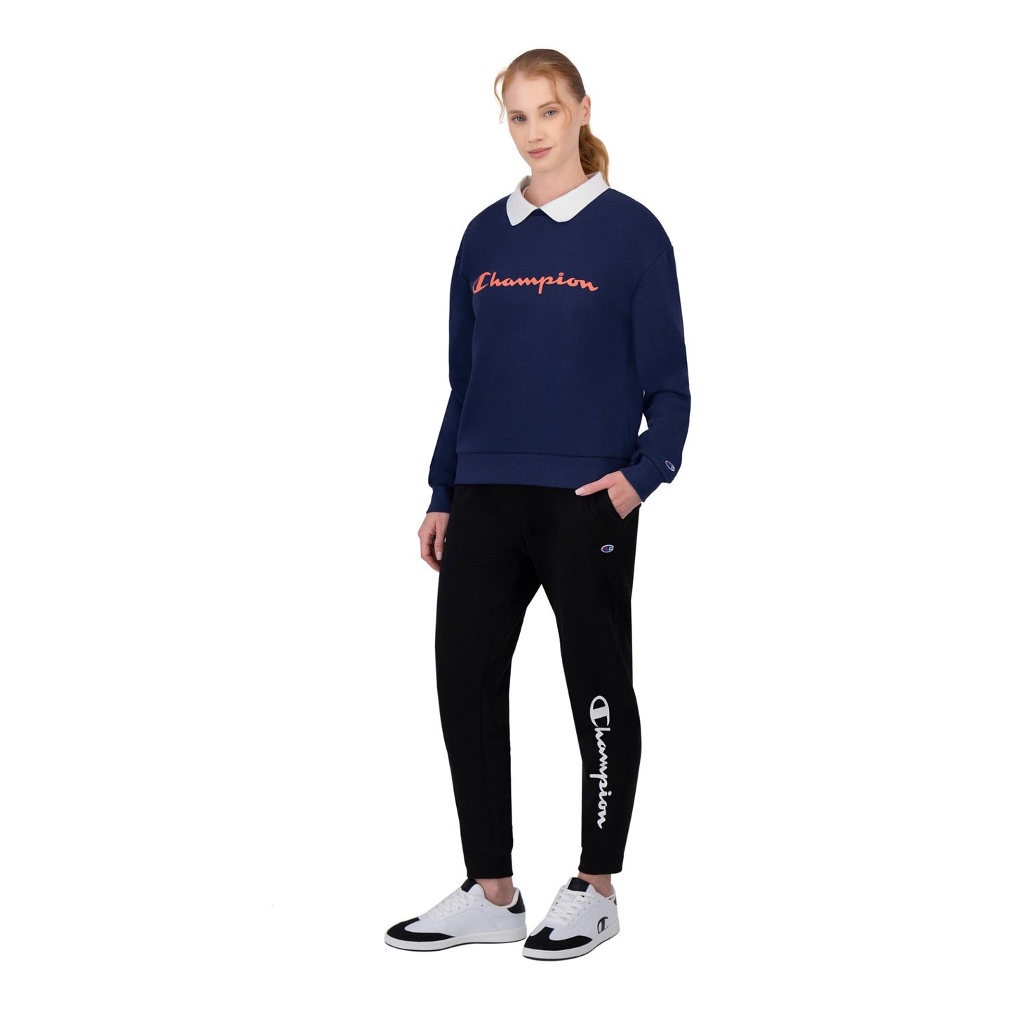 Sudadera Cuello Redondo Polo para Mujer
