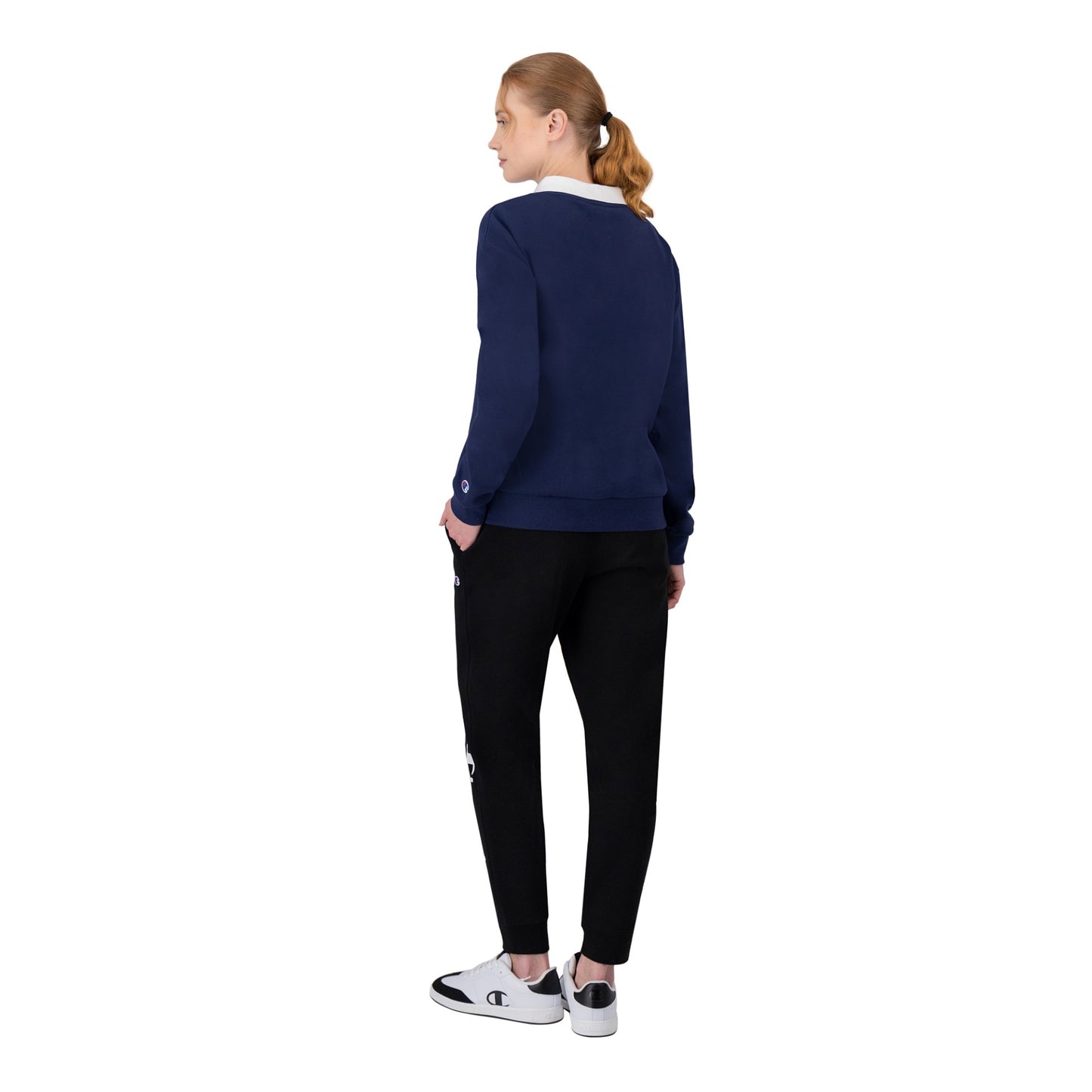 Sudadera Cuello Redondo Polo para Mujer