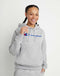 Sudadera Hoodie Powerblend Relaxed con Logo Manuscript para Mujer