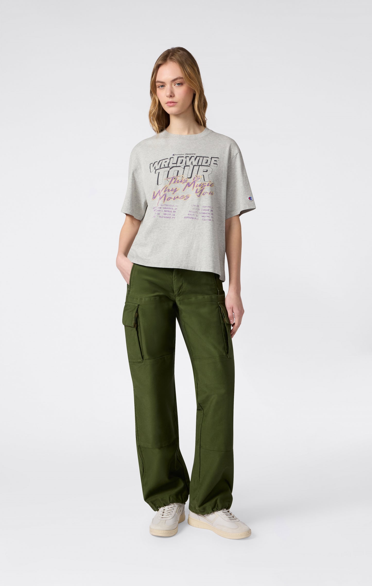 Playera Champion Oversize para Mujer