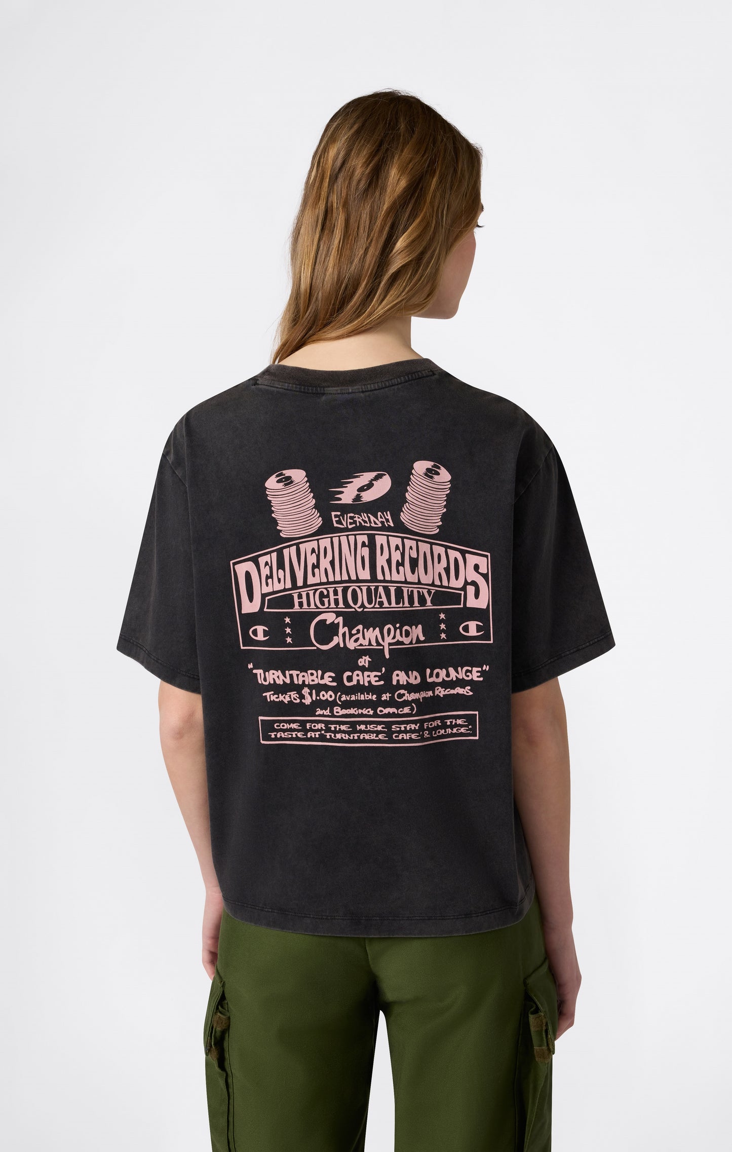 Playera Champion Oversize para Mujer