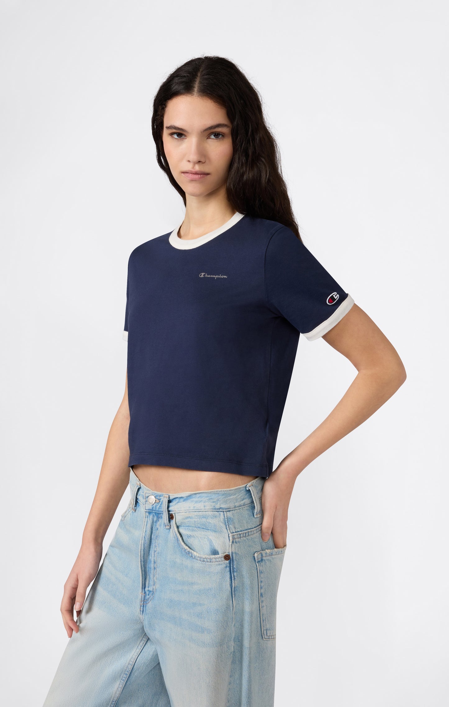 Playera Champion Crop para Mujer