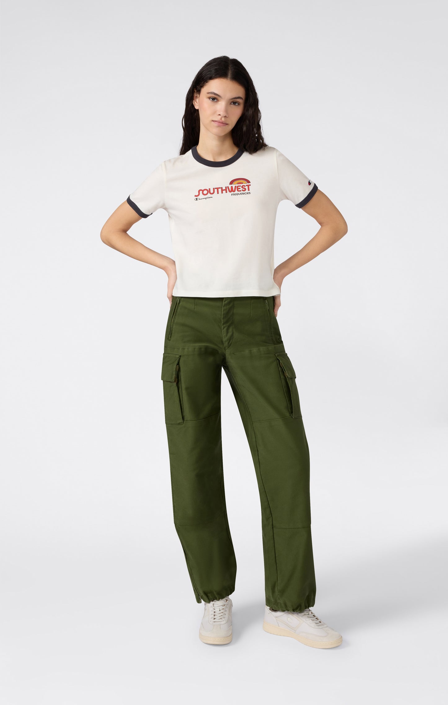 Playera Champion Crop para Mujer