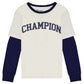 Playera Manga Larga Logo "Champion"