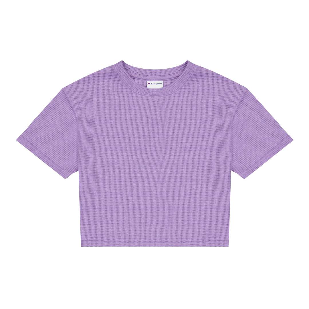 Playera Waffle Boxy LS para Niña